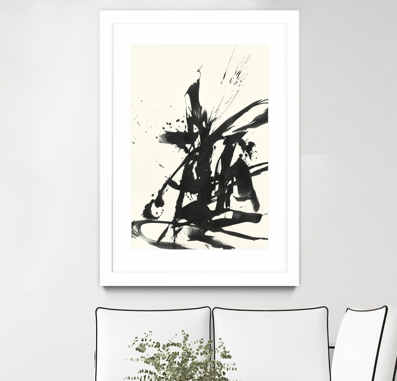 Marked 1 by Paul Ngo on GIANT ART - white black & white