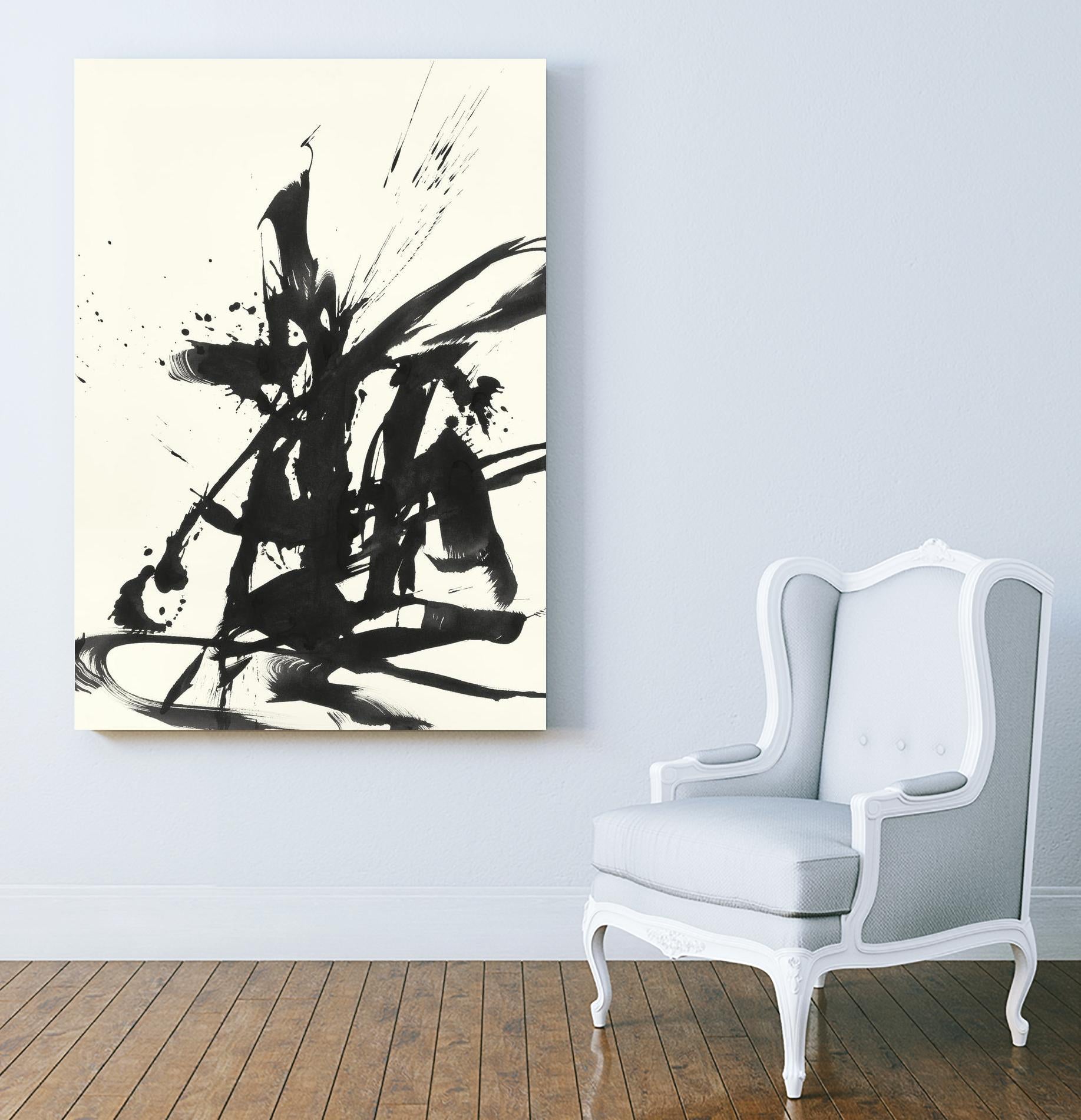 Marked 1 by Paul Ngo on GIANT ART - white black & white