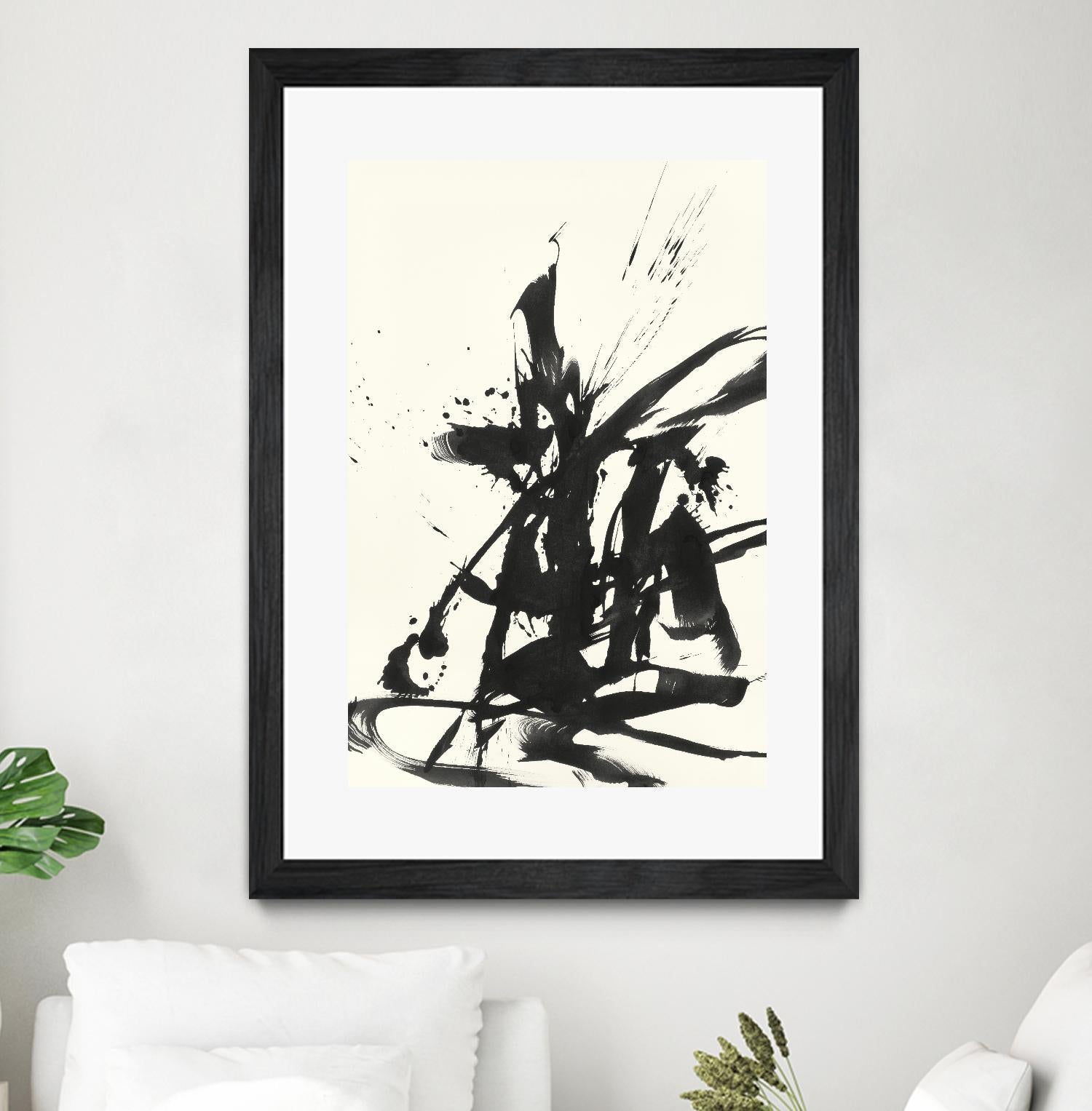 Marked 1 by Paul Ngo on GIANT ART - white black & white