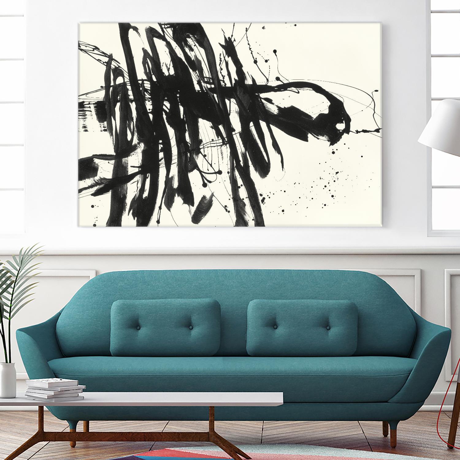 Marked 3 by Paul Ngo on GIANT ART - black abstract