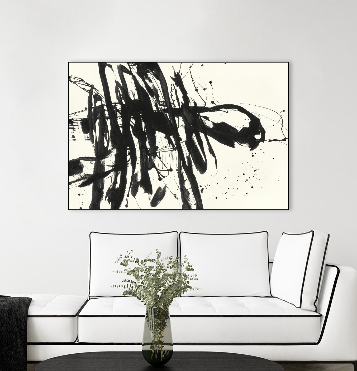 Marked 3 by Paul Ngo on GIANT ART - black abstract