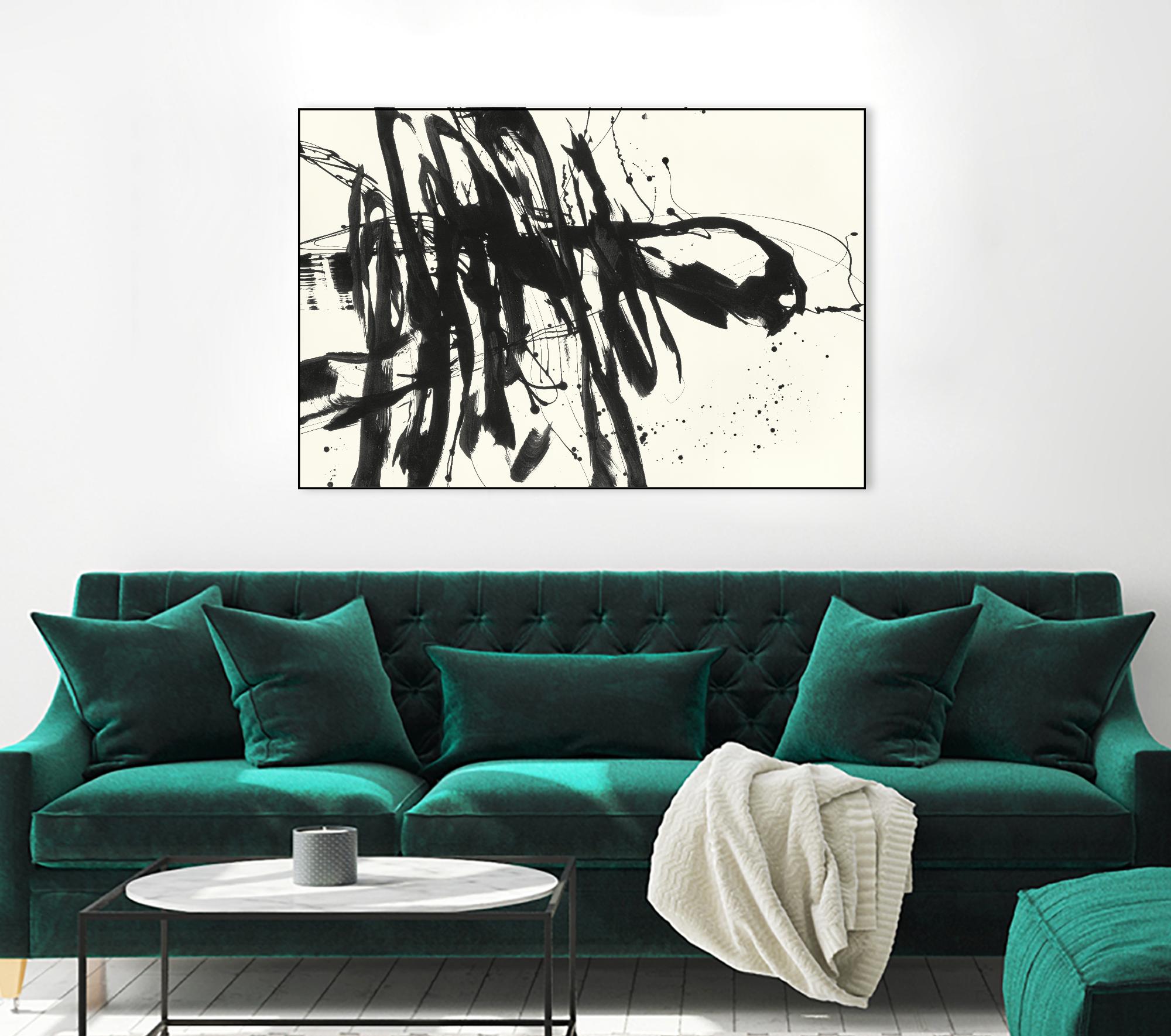 Marked 3 by Paul Ngo on GIANT ART - black abstract