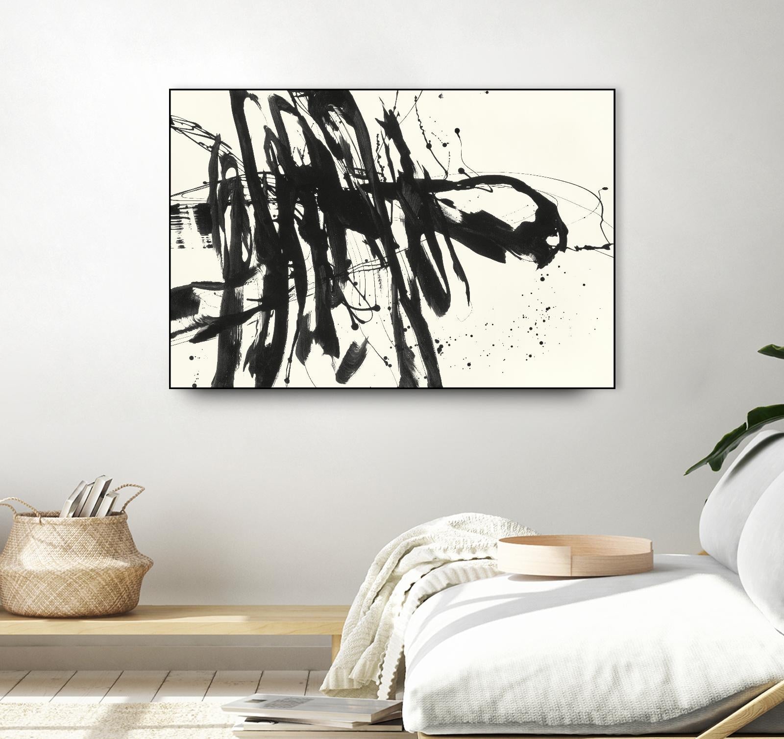 Marked 3 by Paul Ngo on GIANT ART - black abstract