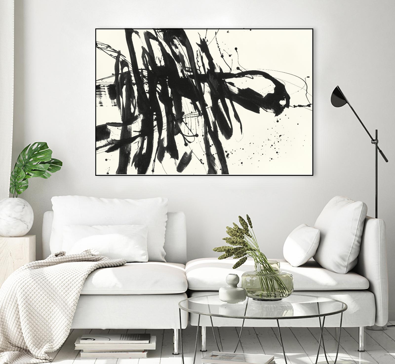 Marked 3 by Paul Ngo on GIANT ART - black abstract