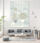 Light Blue Word Bubble by Mary Margaret Briggs on GIANT ART - grey abstract