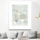 Light Blue Word Bubble by Mary Margaret Briggs on GIANT ART - grey abstract