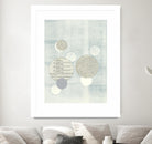 Light Blue Word Bubble by Mary Margaret Briggs on GIANT ART - grey abstract