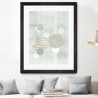 Light Blue Word Bubble by Mary Margaret Briggs on GIANT ART - grey abstract