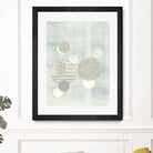 Light Blue Word Bubble by Mary Margaret Briggs on GIANT ART - grey abstract