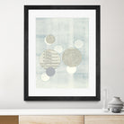 Light Blue Word Bubble by Mary Margaret Briggs on GIANT ART - grey abstract