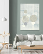 Light Blue Word Bubble by Mary Margaret Briggs on GIANT ART - grey abstract