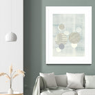 Light Blue Word Bubble by Mary Margaret Briggs on GIANT ART - grey abstract