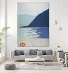 Quiet Blues 1 by Dimond, David Dimond on GIANT ART - blue nautical/seascapes water