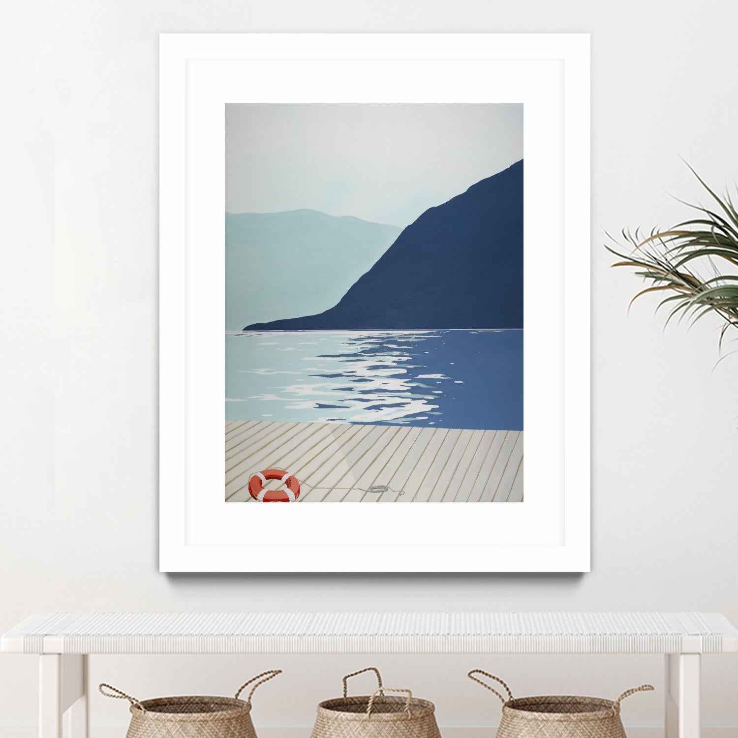 Quiet Blues 1 by Dimond, David Dimond on GIANT ART - blue nautical/seascapes water