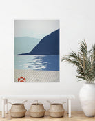 Quiet Blues 1 by Dimond, David Dimond on GIANT ART - blue nautical/seascapes water