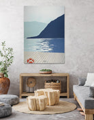 Quiet Blues 1 by Dimond, David Dimond on GIANT ART - blue nautical/seascapes water