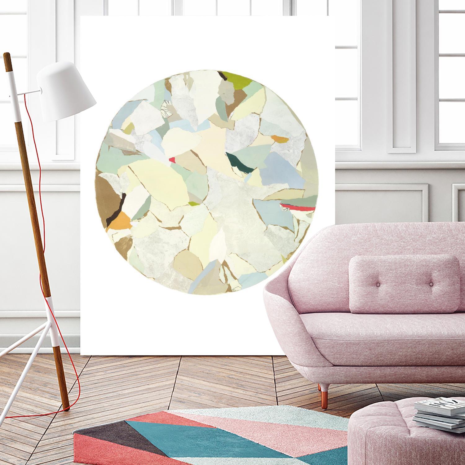 Radial Bliss by KG Studio on GIANT ART - blue abstracts circle