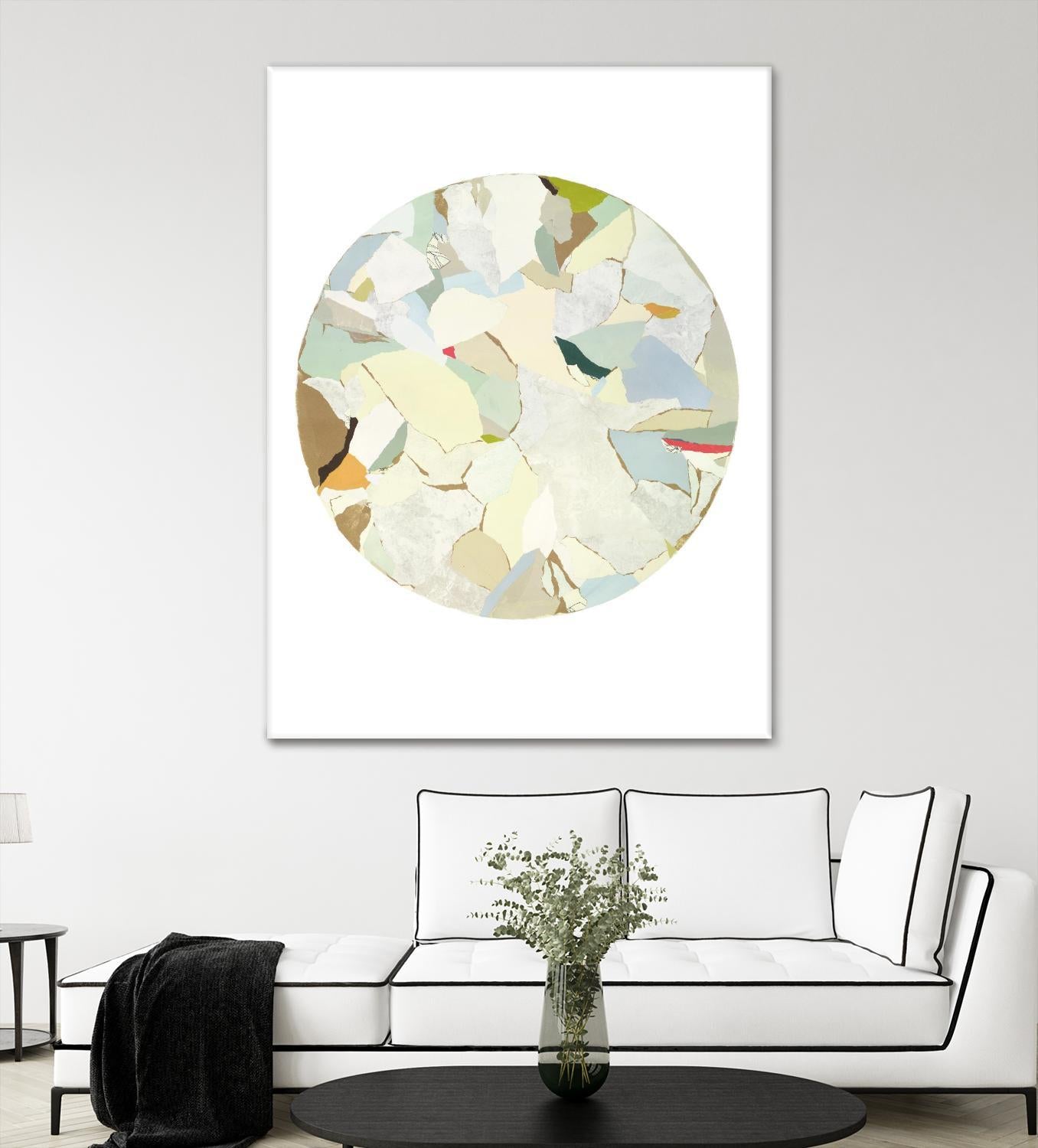 Radial Bliss by KG Studio on GIANT ART - blue abstracts circle