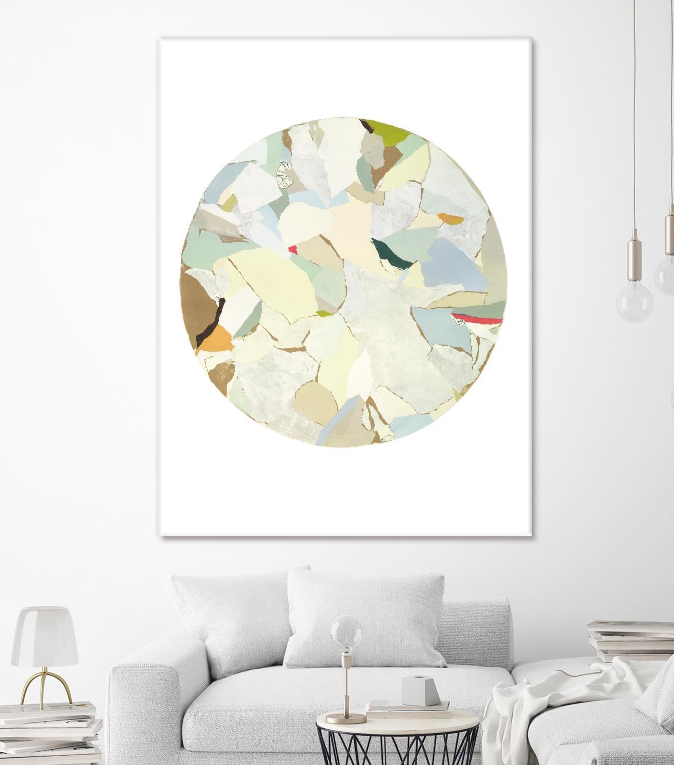 Radial Bliss by KG Studio on GIANT ART - blue abstracts circle