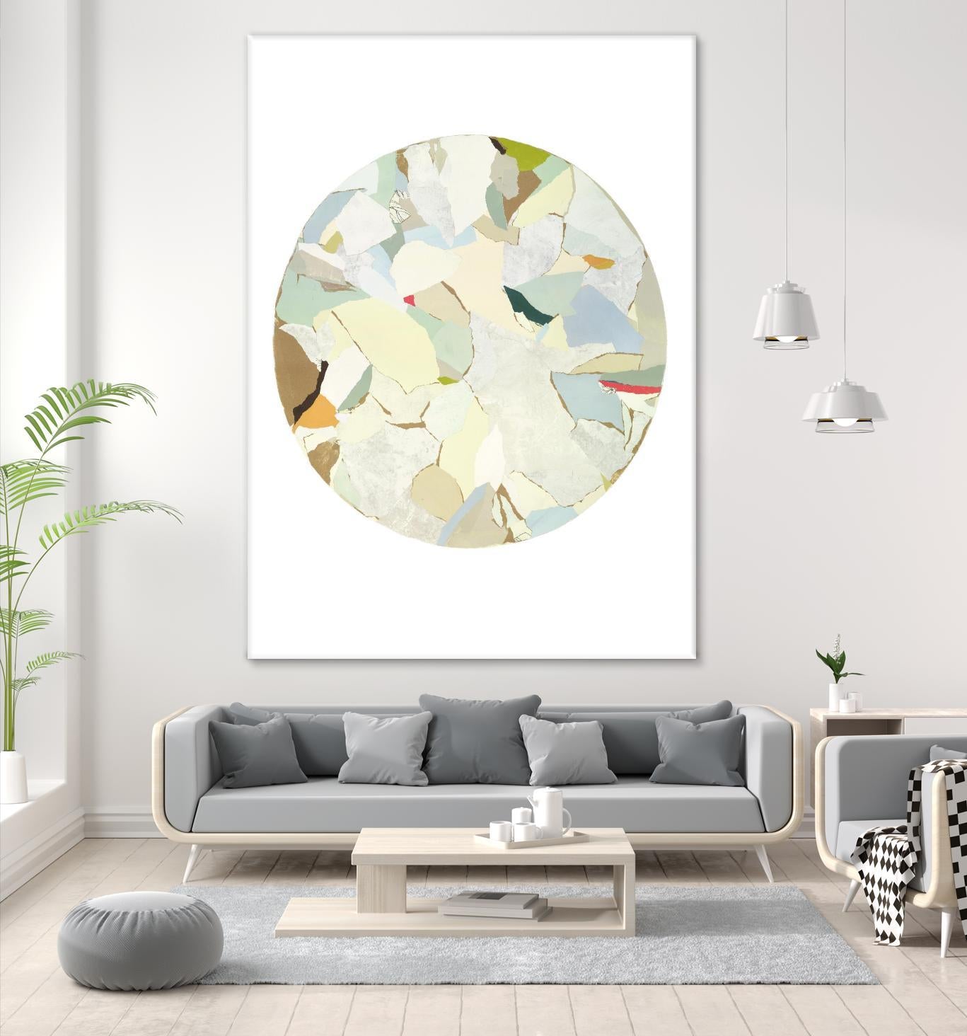 Radial Bliss by KG Studio on GIANT ART - blue abstracts circle