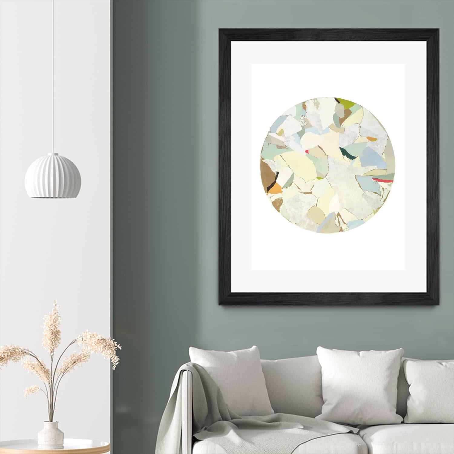 Radial Bliss by KG Studio on GIANT ART - blue abstracts circle