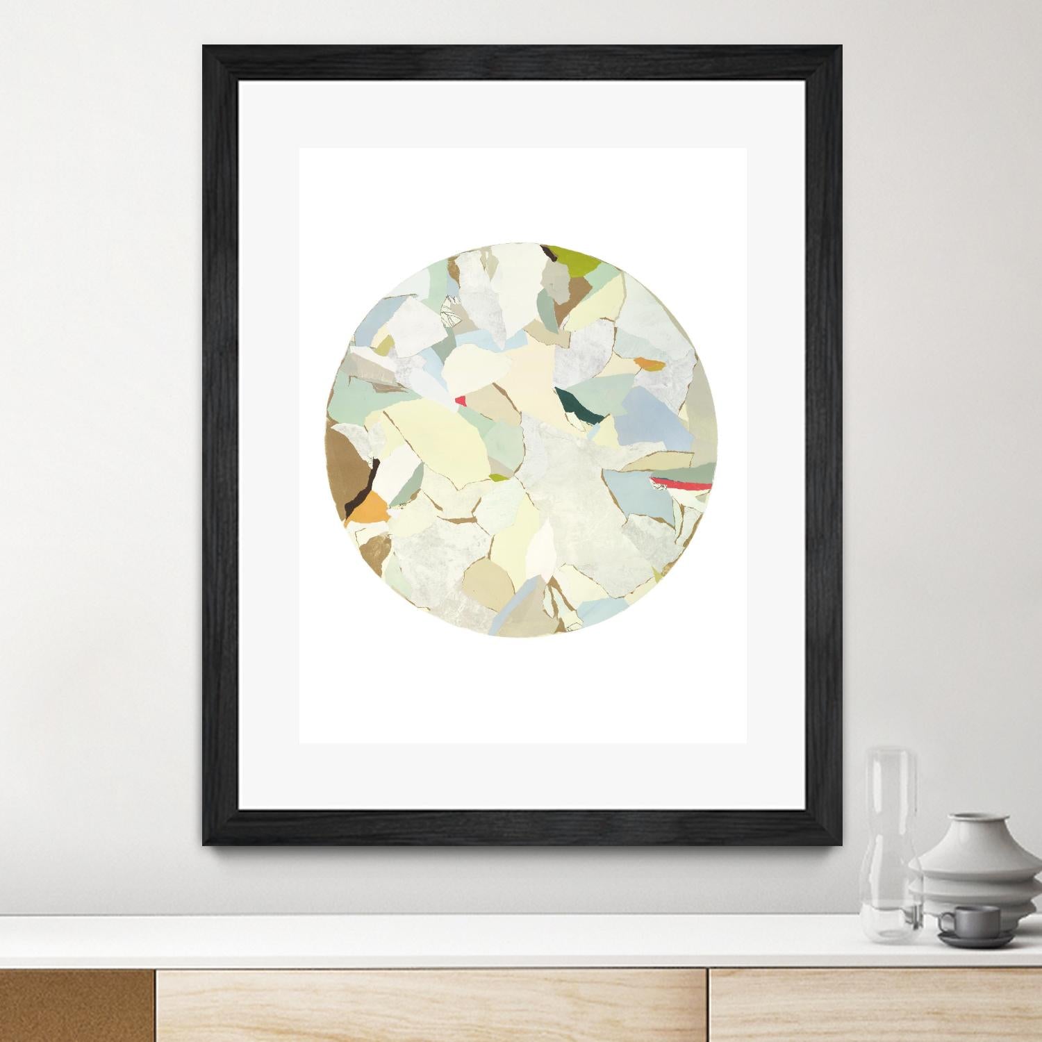 Radial Bliss by KG Studio on GIANT ART - blue abstracts circle