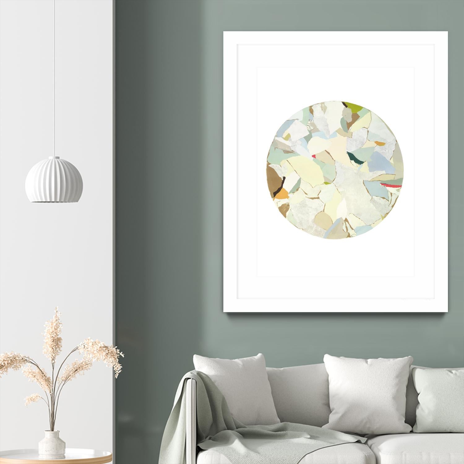Radial Bliss by KG Studio on GIANT ART - blue abstracts circle