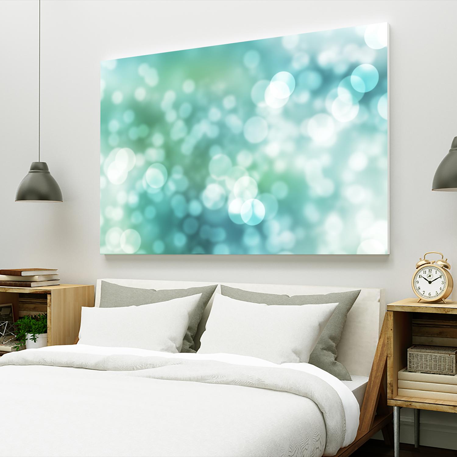 Dreamy Bokeh Seascape by THE Studio on GIANT ART - white abstract