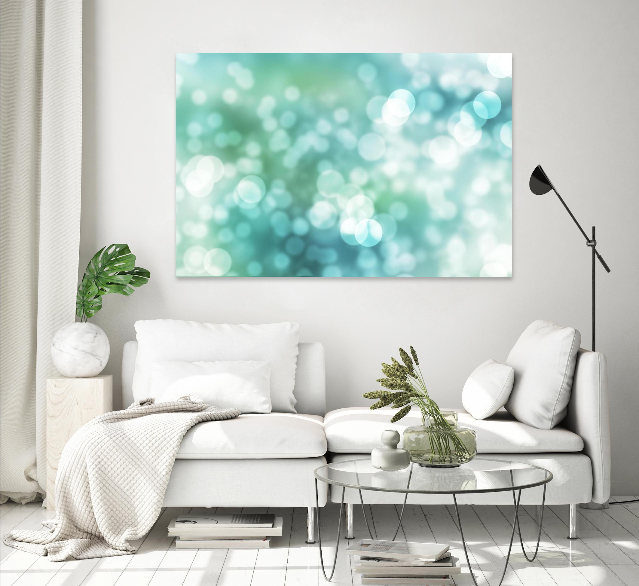 Dreamy Bokeh Seascape by THE Studio on GIANT ART - white abstract