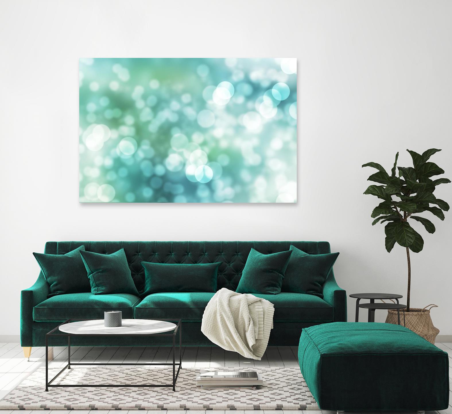 Dreamy Bokeh Seascape by THE Studio on GIANT ART - white abstract