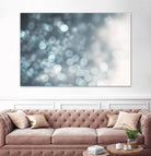 Dreamy Bokeh Midnight by THE Studio on GIANT ART - white abstract
