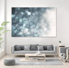 Dreamy Bokeh Midnight by THE Studio on GIANT ART - white abstract