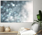 Dreamy Bokeh Midnight by THE Studio on GIANT ART - white abstract