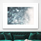 Dreamy Bokeh Midnight by THE Studio on GIANT ART - white abstract