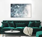 Dreamy Bokeh Midnight by THE Studio on GIANT ART - white abstract