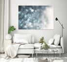 Dreamy Bokeh Midnight by THE Studio on GIANT ART - white abstract