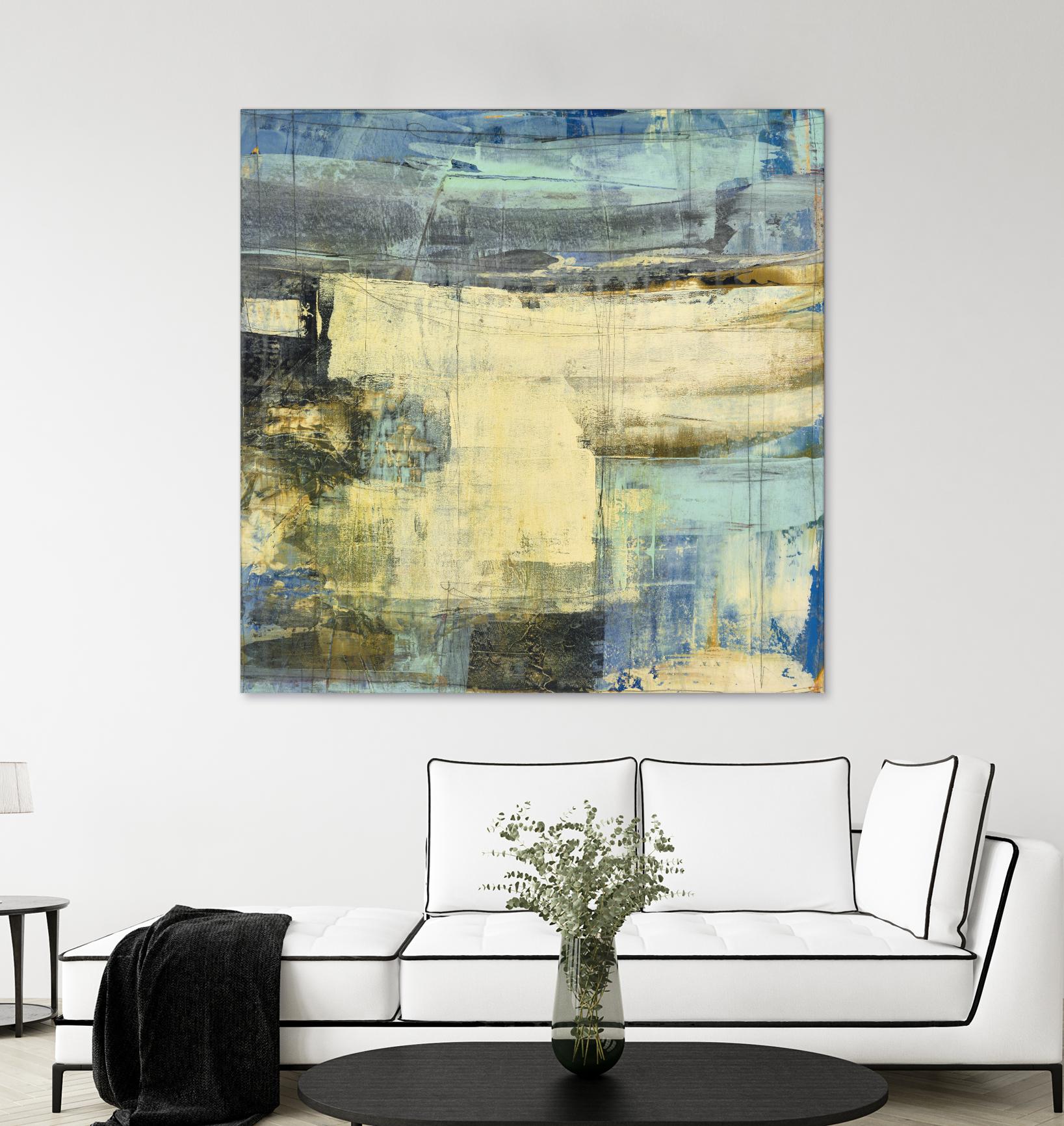 Primary Jetty 2 by Maeve Harris on GIANT ART - beige abstract