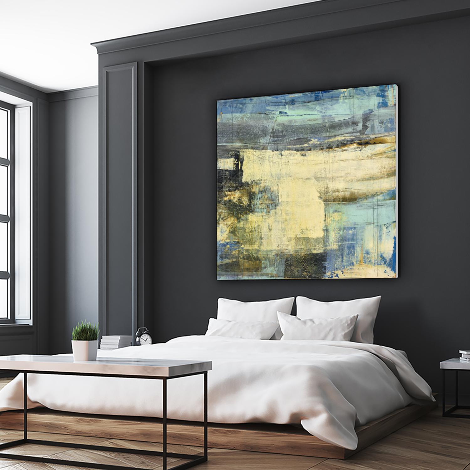 Primary Jetty 2 by Maeve Harris on GIANT ART - beige abstract