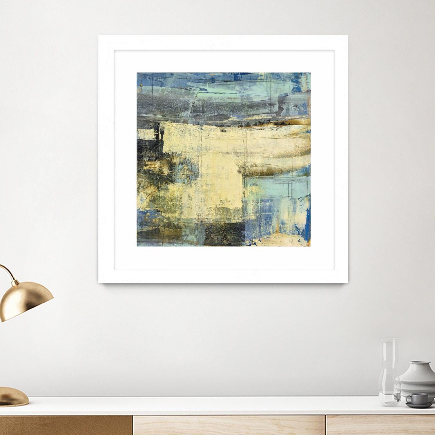 Primary Jetty 2 by Maeve Harris on GIANT ART - beige abstract