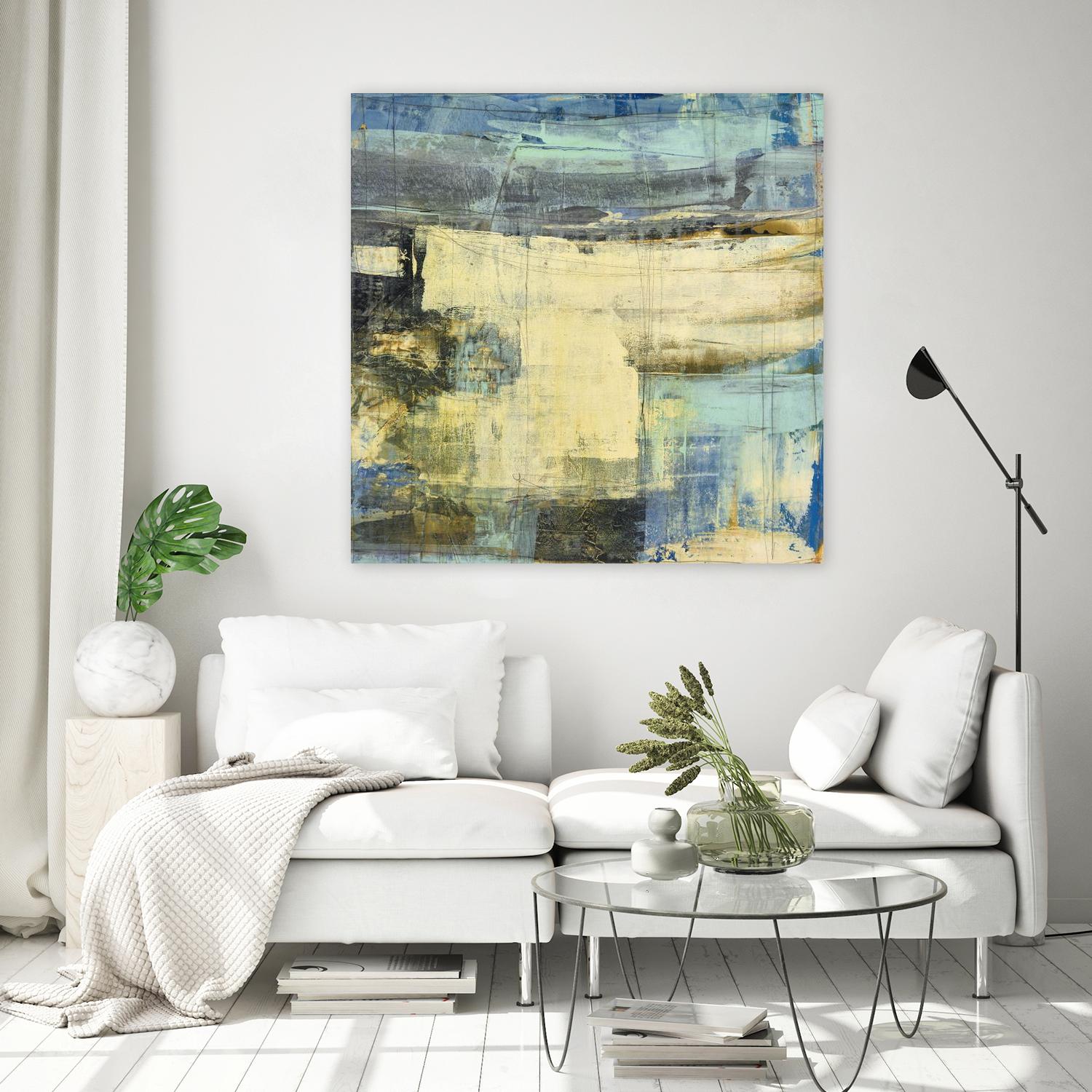 Primary Jetty 2 by Maeve Harris on GIANT ART - beige abstract