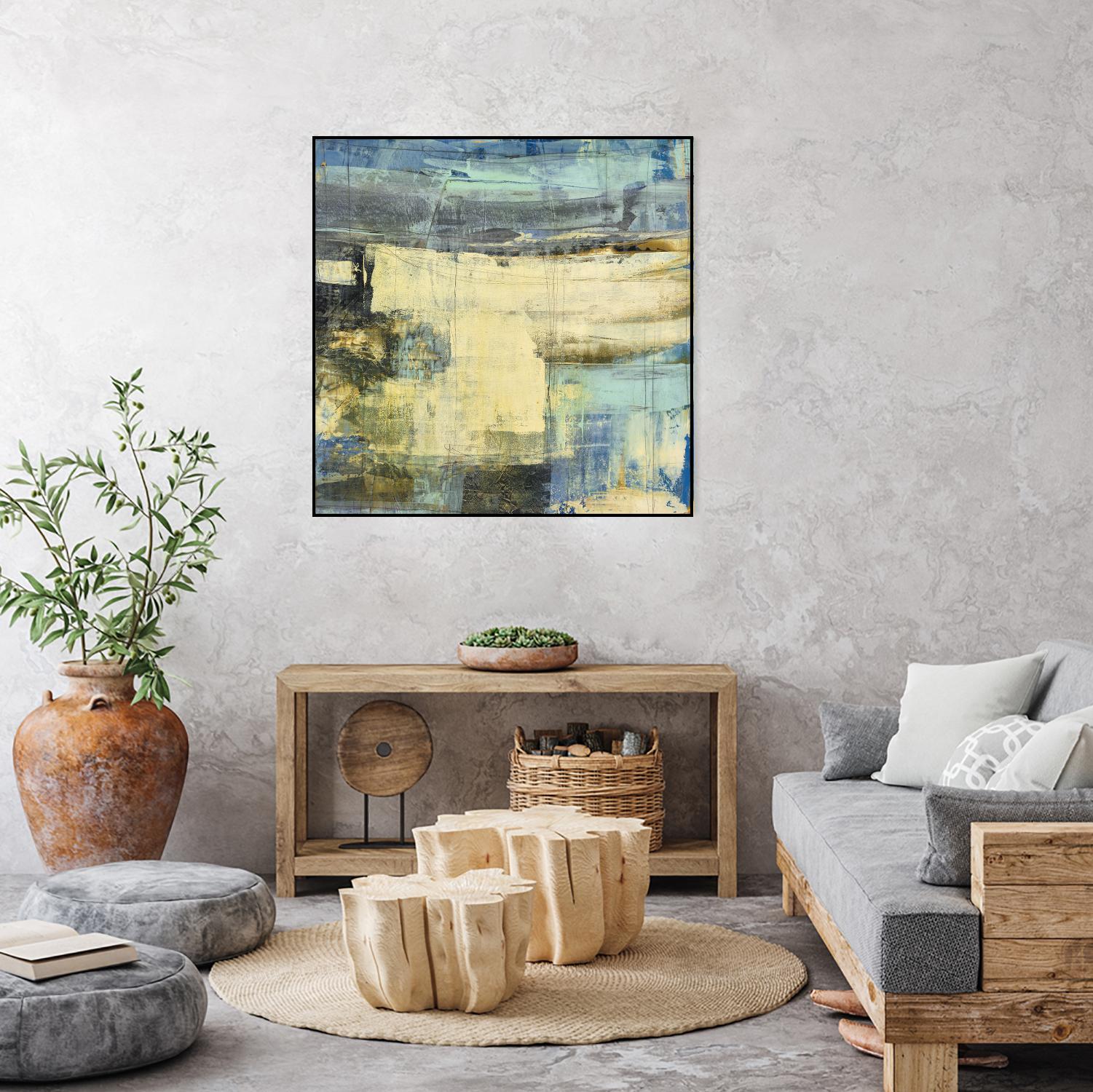 Primary Jetty 2 by Maeve Harris on GIANT ART - beige abstract