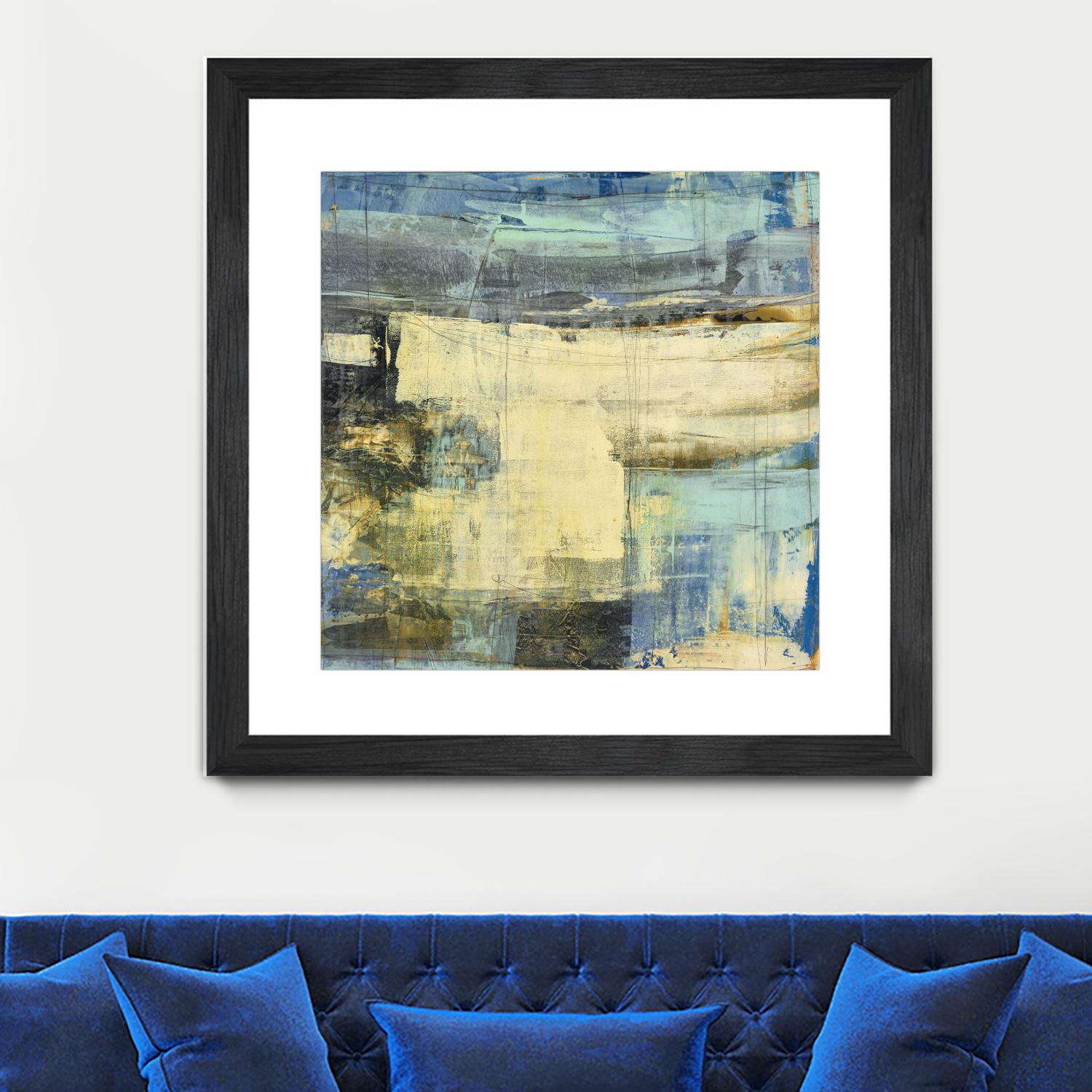 Primary Jetty 2 by Maeve Harris on GIANT ART - beige abstract