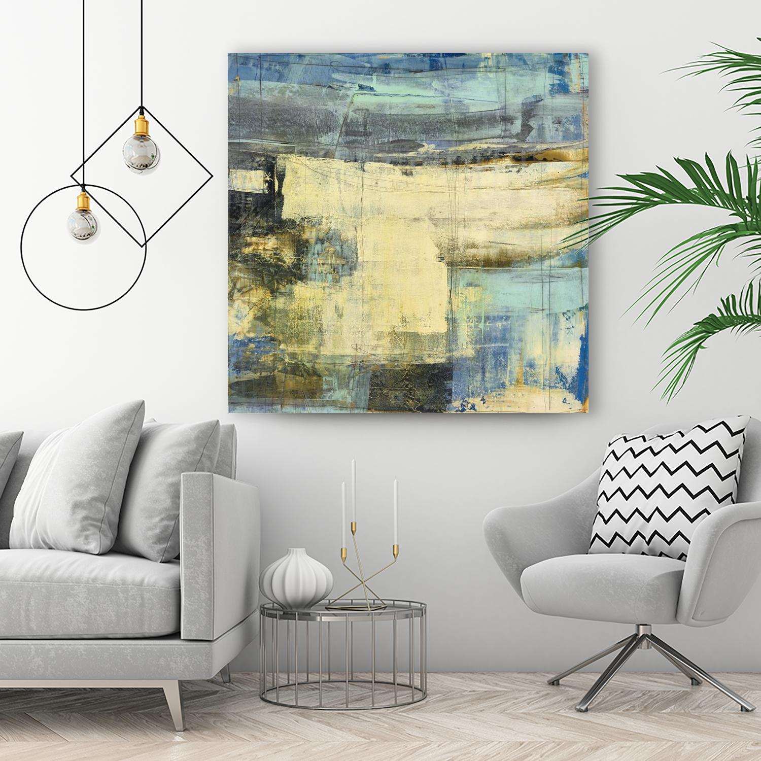 Primary Jetty 2 by Maeve Harris on GIANT ART - beige abstract