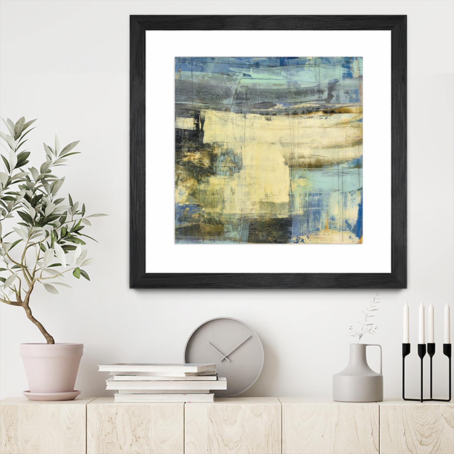 Primary Jetty 2 by Maeve Harris on GIANT ART - beige abstract