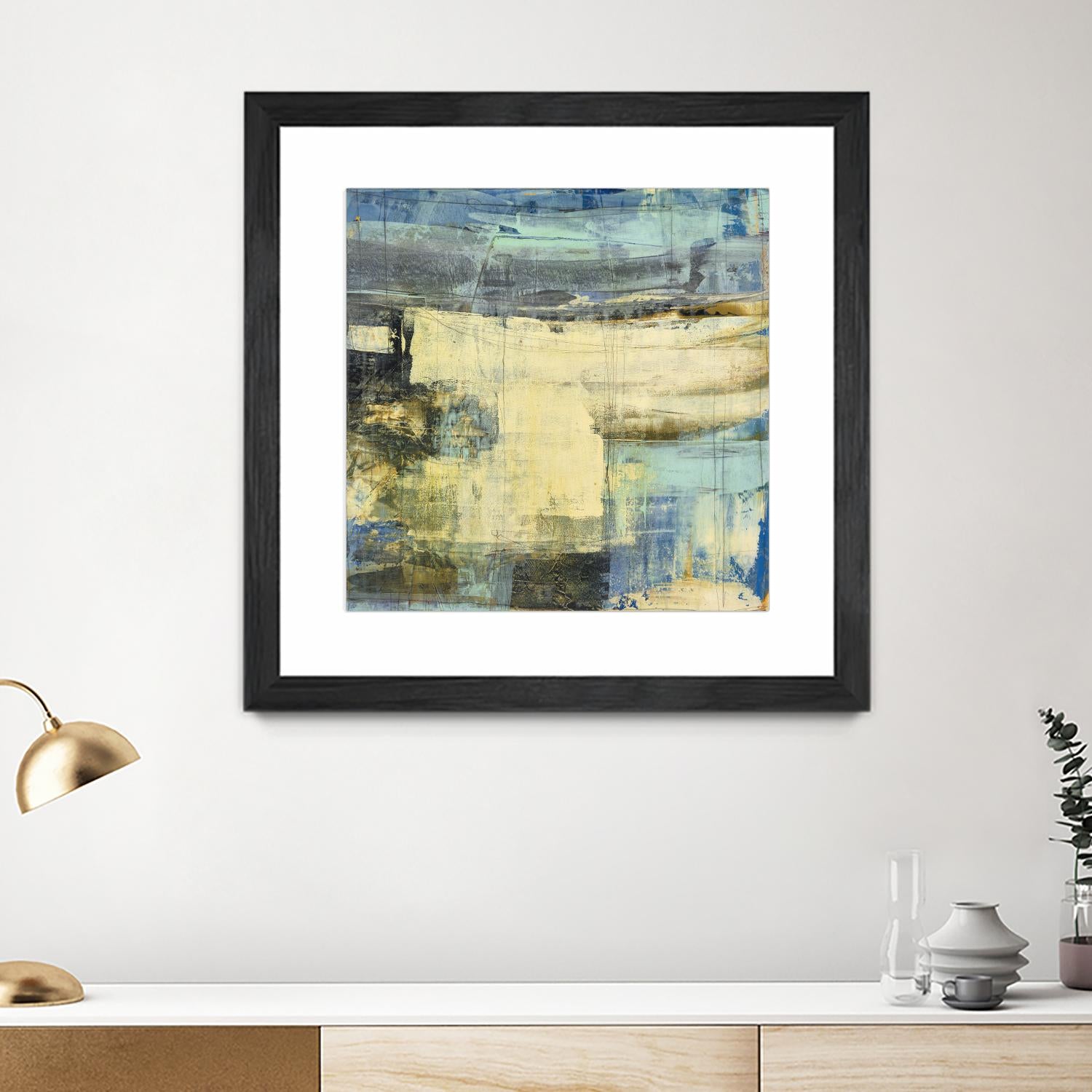 Primary Jetty 2 by Maeve Harris on GIANT ART - beige abstract