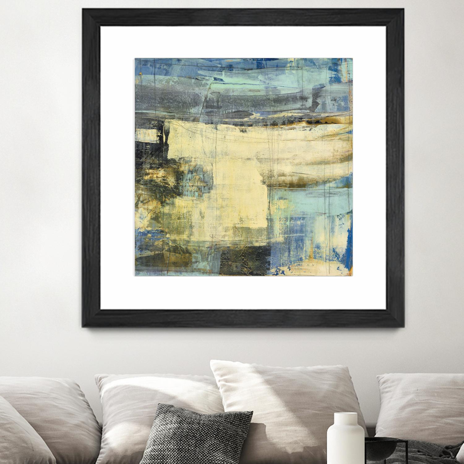 Primary Jetty 2 by Maeve Harris on GIANT ART - beige abstract