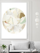 Radial Bliss 2 by KG Studio on GIANT ART - beige abstracts circle