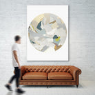 Radial Bliss 4 by KG Studio on GIANT ART - beige abstracts circle