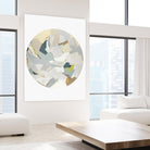 Radial Bliss 4 by KG Studio on GIANT ART - beige abstracts circle