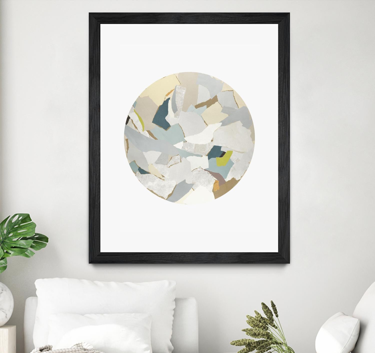 Radial Bliss 4 by KG Studio on GIANT ART - beige abstracts circle